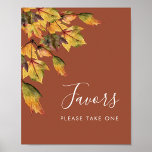 Rustikal-braune Herbstblättrige Hochzeit im Herbst Poster<br><div class="desc">Die rustikale braune Herbstblätterung Hochzeit im Herbst liebt Poster. Alle Texte sind so vorbereitet,  dass Sie sie einfach und schnell mit Ihren eigenen Details personalisieren können.</div>