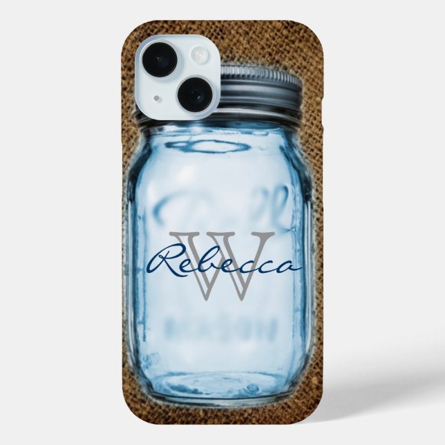 rustikal-chic Western Burlap personalisierbare Mau title_seo2 (Rückseite)