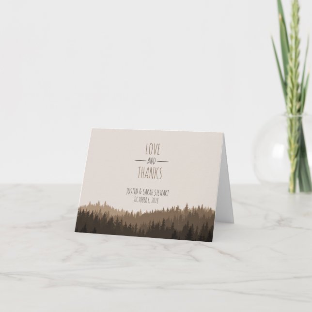 Rustikal danke zu kardieren für eine (Vorderseite)