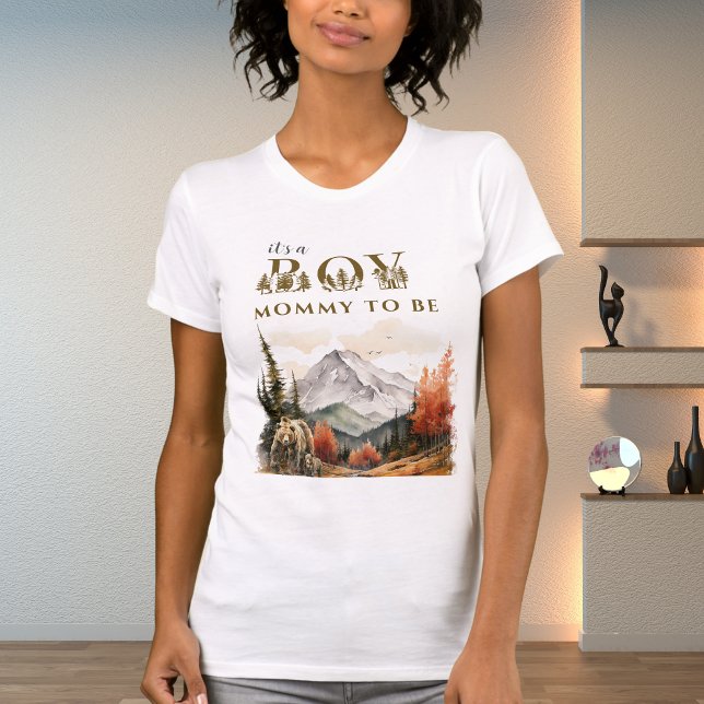 Rustikal Es ist eine Baby-Babydusche für Jungen T-Shirt (Von Creator hochgeladen)