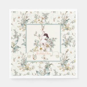 Rustikal, etwas sonnig ist ein floraler Girl-Cotat Serviette