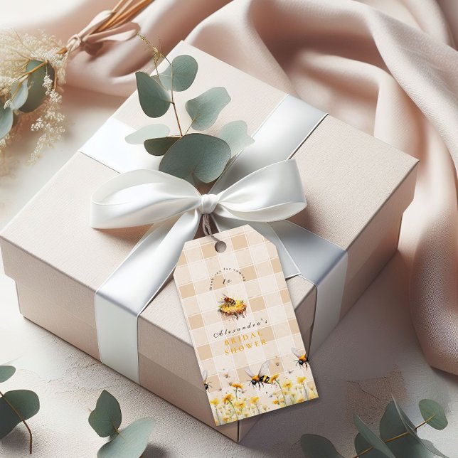 Rustikal fand sie ihre Honey Bridal Geschenkanhänger (Von Creator hochgeladen)