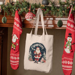 Rustikal frohe Weihnachten und Weihnachtsgeschenk Tragetasche<br><div class="desc">Fügen Sie Ihrem Urlaubsstil eine Touch rustikalen Charmes hinzu mit unserem Kissen "Rustic Merry Christmas & Santa Ursache". Dieses reizvolle Design vereint den Geist der Weihnachtszeit mit einem warmen und gemütlichen Gefühl.Erleben Sie die Freude und den Geist, diese Weihnachtszeit mit unserem Kissen "Rustic Merry Christmas & Santa Ursache" zu verbringen....</div>
