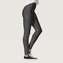 Rustikal gezeichnet in der Nacht in Dunkelheit bis Leggings