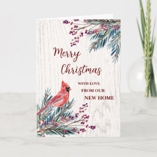 Rustikal haben wir neue Adresse Weihnachten versch Karte