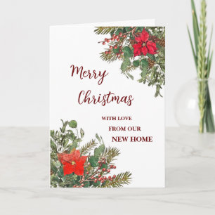 Rustikal haben wir neue Adresse Weihnachten versch Karte
