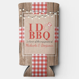 Rustikal I Do GRILLEN Engagement Party Paare Dusch Selters Dosenkühler
