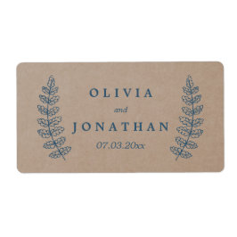 Rustikal | Imitats Kraft Wedding Address Label