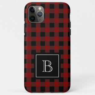 Rustikal Kariert Lumberjack Buffalo Custom Monogra Case-Mate iPhone Hülle