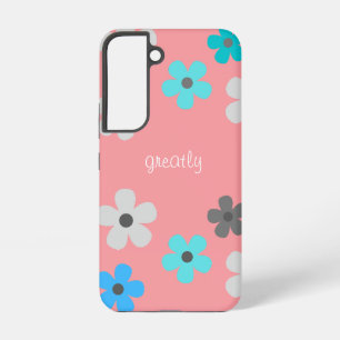 Rustikal, modern und blumenreich samsung galaxy hülle