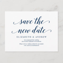 Rustikal, Rett des neuen Datums, Navy blau, versch Postkarte