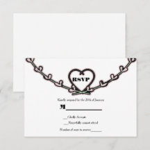 Rustikal Rosa Heart Vine Wedding Verlobung UAWG