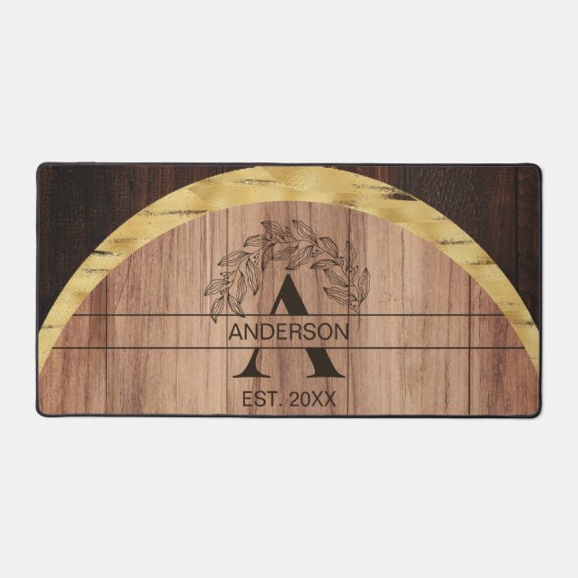 rustikal schreibtischunterlage (Vorderseite)