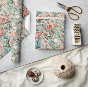 Rustikal, Tee-Party Geschenkpapier