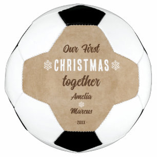 Rustikal Unser erstes Weihnachten zusammen Persona Fußball