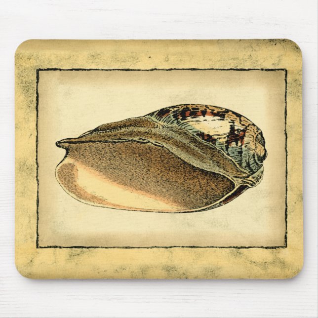 Rustikal Vintag Seashell Mousepad (Vorne)