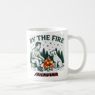 Rustikal von der Freundschaft des Campfire Kaffeetasse