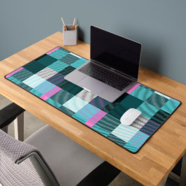 Rustikal zeitgenössisch Kariert Schreibtischunterlage