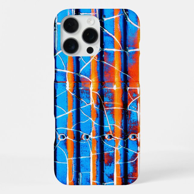 Rustikale abblätternde Farbe iPhone 16 Pro Max Hülle (Rückseite)