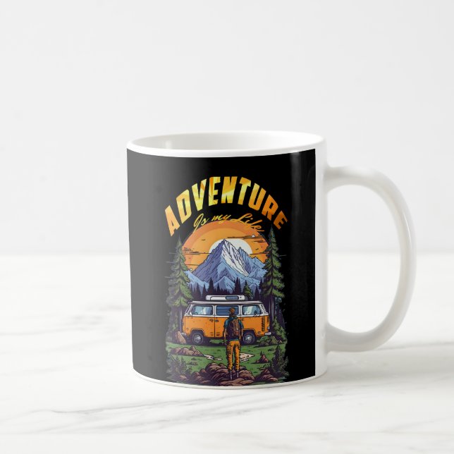 Rustikale Abenteuersaison Kaffeetasse (Rechts)