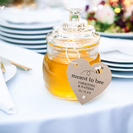Rustikale Absicht, Hochzeit zu sein danke Geschenkanhänger