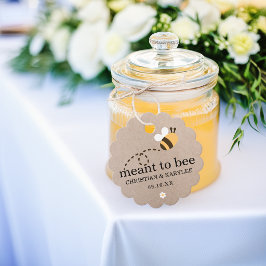Rustikale Absicht, Hochzeit zu sein danke Geschenkanhänger