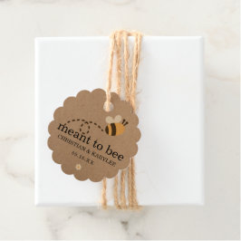 Rustikale Absicht, Hochzeit zu sein danke Geschenkanhänger