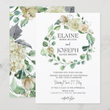 Rustikale Airy Botanical Neutral Floral Wedding