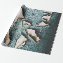 Rustikale, alte, hellblaue Schälfarbe