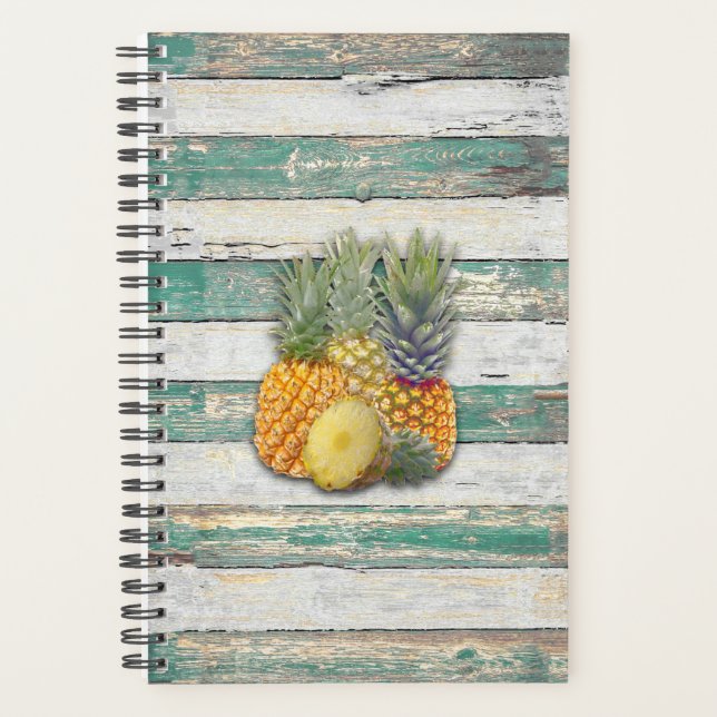 Rustikale Ananas (Aquamarin) Planer (Vorderseite)