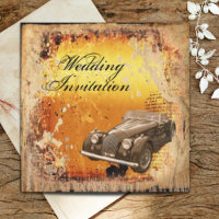 Rustikale antike Auto Western Country-Hochzeit