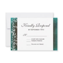 Rustikale Aquamarin-braune Wirbel Hochzeiten von R
