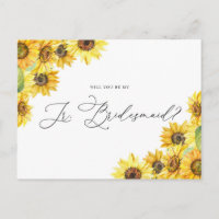 Rustikale Aquarellblumen sind meine Jr. Bridesmaid