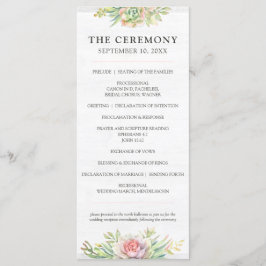 Rustikale Aquarellkaktus Programm