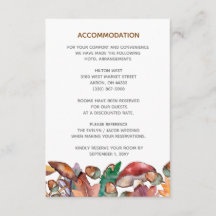 Rustikale Aquarellmushrooms Hochzeit im Herbst