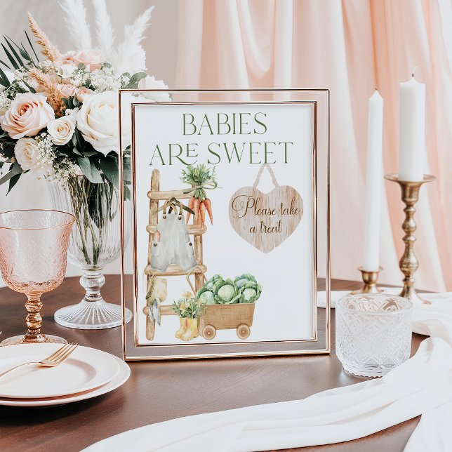 Rustikale Babydusche Süßes Bar Poster (Von Creator hochgeladen)