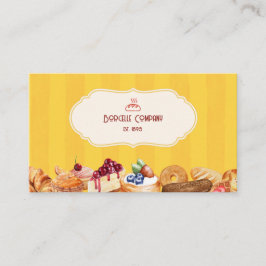 Rustikale Bäckerei | Vintag Visitenkarte