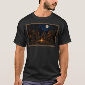 Rustikale Bären Camping T-Shirt