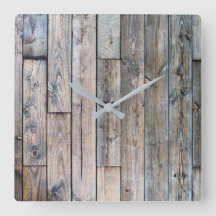 Rustikale Barnwood-Wall-Uhr