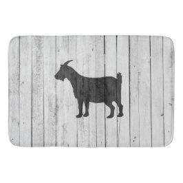 Rustikale Bauernhaus-Ziegen-Holz-Platte Badematte