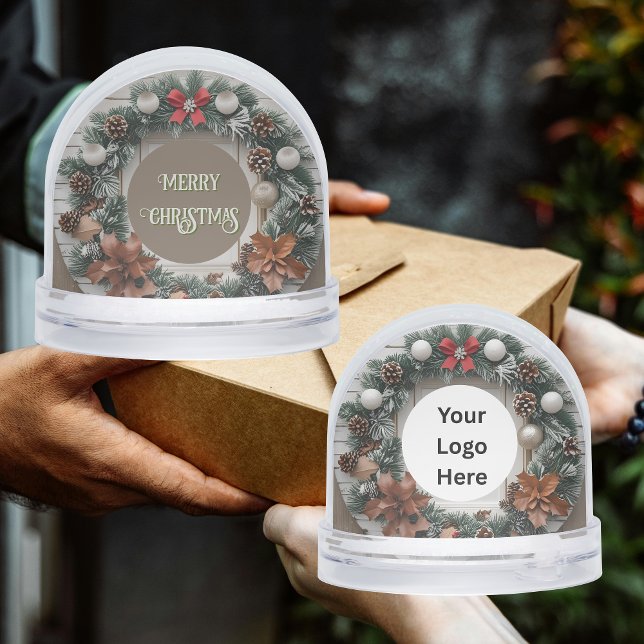 Rustikale Bauernhofskulptur Geschenk für den Kunde Schneekugeln (Von Creator hochgeladen)