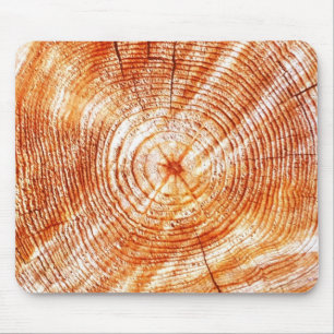 Rustikale Baum-Ring-hölzerne Entwurfs-Geschenke Mousepad