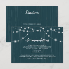 Rustikale Bäume Einladung zur Hochzeit