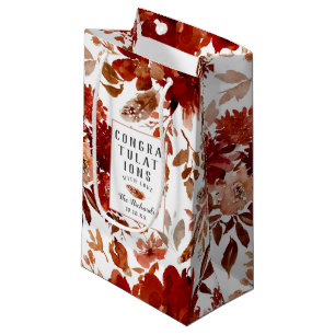 Rustikale Beauty Floral Hochzeit im Herbst Glückwu Kleine Geschenktüte