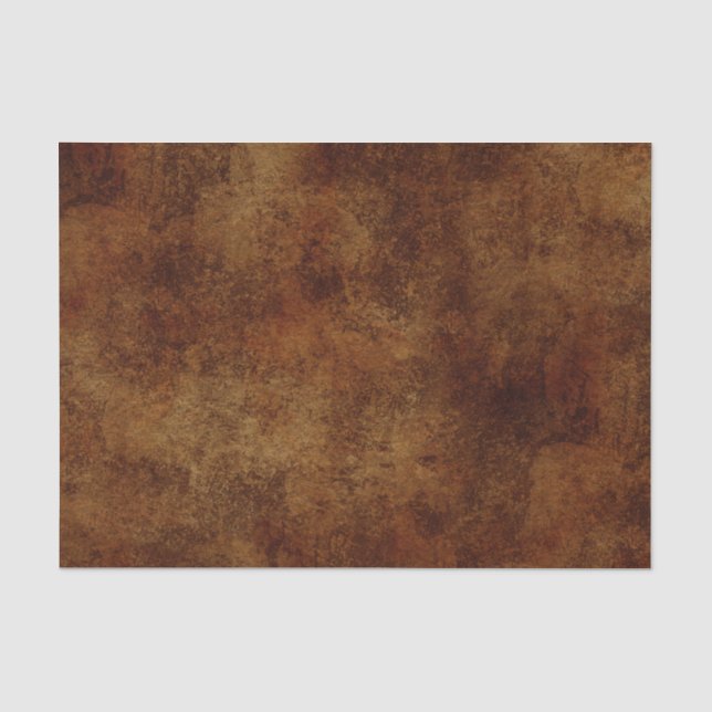 Rustikale Beschaffenheit Browns Seidenpapier (Vorderseite)