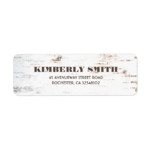 Rustikale Birch Bark Texture Hochzeit im Herbst