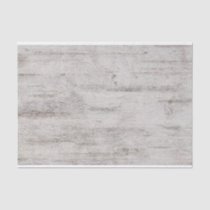 Rustikale Birkenbaum-Hochzeit mit grauer Holztextu Seidenpapier
