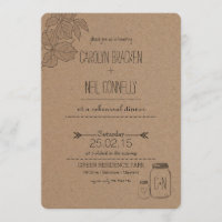 Rustikale Blätter| Masonjar | Probe