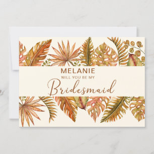 Rustikale Blätter werden meine Einladung sein