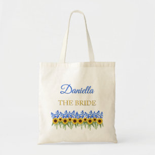 Rustikale Blumen Hochzeit Braut-To-Be-Tasche Tragetasche